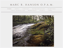 Tablet Screenshot of marchansonart.com